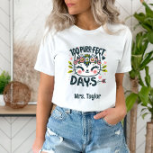 100 Tage Niedlicher Lehrer T-Shirt