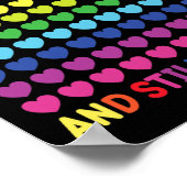 100 Tage Niedliches Herzstudium Poster (Ecke)