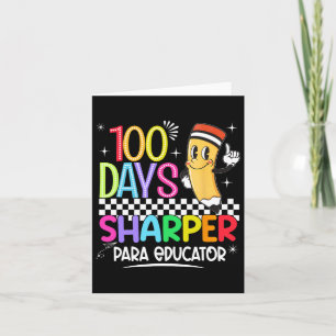 100 Tage Para-Erzieher der Schule glücklich 100 Ta Karte