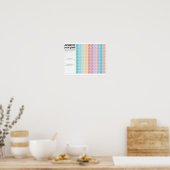 100 Tage Planungskalender D-Day Poster (Küche)