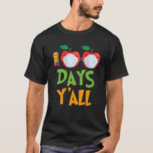 100 Tage pro Lehrer oder Student 100. T-Shirt