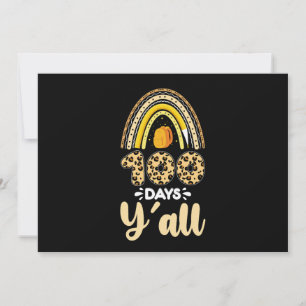 100 Tage pro Tag 100 Schultag Leopard Einladung