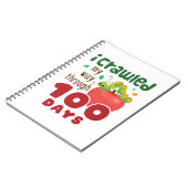 100 Tage Raupe Notizblock (Linke Seite)