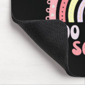 100 Tage Regenbogen am 100. Schultag 100 Mousepad (Ecke)