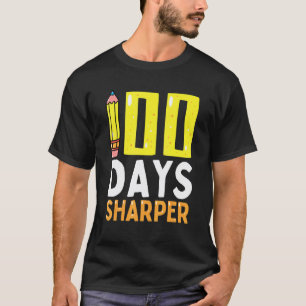 100 Tage schärfer 100. Schultag Lehrer Kinder_ T-Shirt