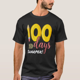 100 Tage schärfer 100. Schultag Lehrer Kinder T-Shirt