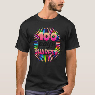 100 Tage schärfer 100. Schultag Lehrer Kinder T-Shirt