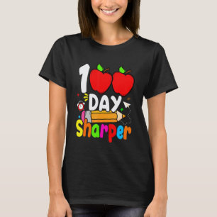100 Tage schärfer Lehrer Leben Glücklicher 100. Ta T-Shirt