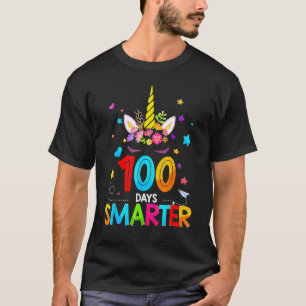 100 Tage schlauer 100. Schultag Einhorn-Studien T-Shirt
