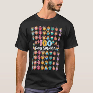 100 Tage schlauer 100. Schultag Eule Kinder & L T-Shirt