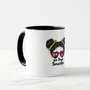 100 Tage Schlauer 100 Tage Schulbotschaft Bun Tasse