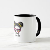 100 Tage Schlauer 100 Tage Schulbotschaft Bun Tasse (VorderseiteRechts)
