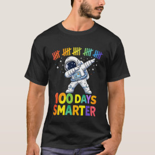 100 Tage schlauer Astronaut Schule für Schüler und T-Shirt