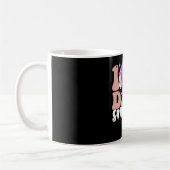 100 Tage schlauer Disco-Ball am 100. Schultag Kaffeetasse (Links)