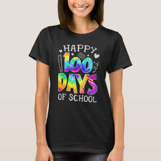 100 Tage schlauer Glücklicher 100. Schultag Lehrer T-Shirt