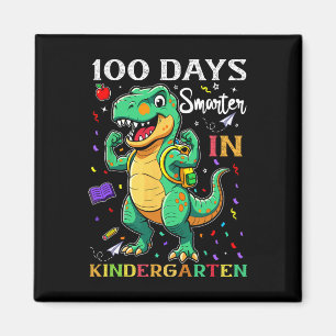 100 Tage schlauer in der Vorschule Jungen 100. Tag Magnet