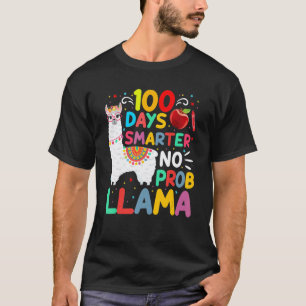 100 Tage schlauer Kein Probllama Lama 100 Tage Sch T-Shirt
