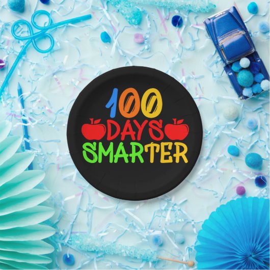 100 Tage schlauer Pappteller (Party)