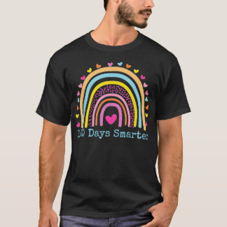 100 Tage schlauer Regenbogen 100 Schultag T-Shirt