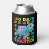 100 Tage schlauer Schildkröte 100. Schultag Dosenkühler (Kanne Vorderseite)