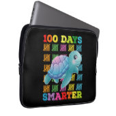 100 Tage schlauer Schildkröte 100. Schultag Laptopschutzhülle (Vorne Rechts)