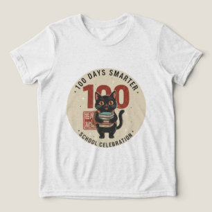 100 Tage schlauer  Süßes 100. Schultag T-Shirt Tri-Blend Shirt
