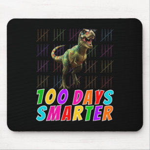 100 Tage schlauer T-rex Lover Boys 100 Tage Scho Mousepad