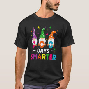 100 Tage schlauere Gnome Lehrer 100. Schultag T-Shirt