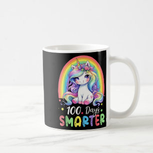 100 Tage schlauere Kinder Mädchen Einhorn 100. Tag Kaffeetasse