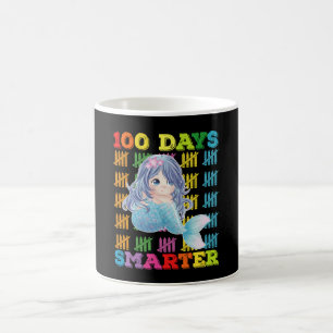100 Tage schlauere Meerjungfrau 100. Schultag Kaffeetasse