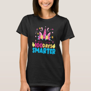 100 Tage schlaueres Einhorn Mädchen Lehrer 100. Ta T-Shirt