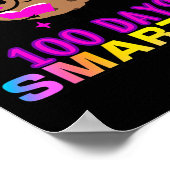 100 Tage schlaueres Smart Cookie mit Gles Niedlich Poster (Ecke)