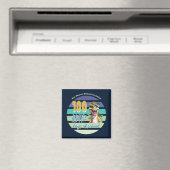 100 Tage Schul-Dinosaurier-Monogramm Magnet (In Situ (Geschirrspüler))