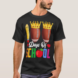 100 Tage Schul-Fußball Fans 100. Tag der Schicht T-Shirt