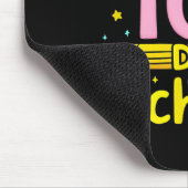 100 Tage Schulastronaut und Stift Fun Design Mousepad (Ecke)