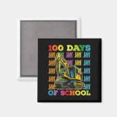 100 Tage Schulausgrabungslehrer Magnet (Vorderseite/Rückseite)