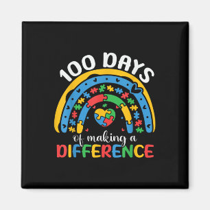 100 Tage Schulautismus Sensibilisierung 100 Tage Magnet
