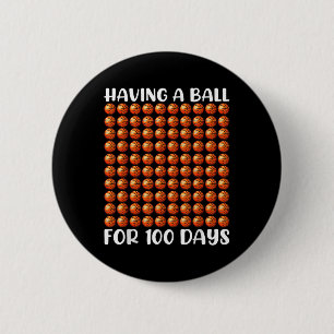 100 Tage Schulball 100. Tag 100 Tage Button