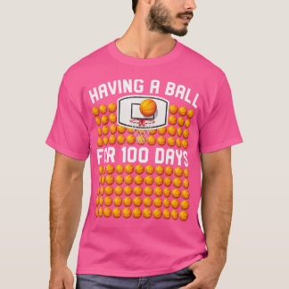 100 Tage Schulball 100. Tagesball Teak T-Shirt