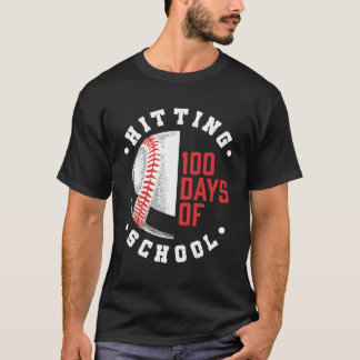 100 Tage SchulBaseball zurück zur Schule T-Shirt