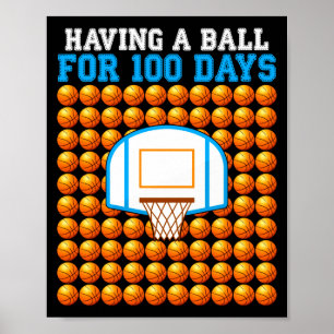 100 Tage Schulbasketball 100. Tag für _4 Poster