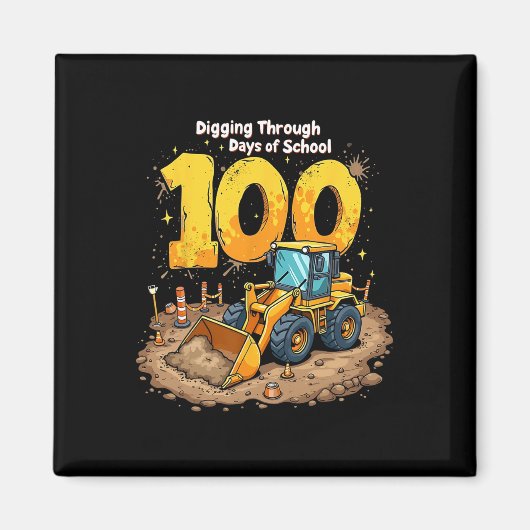 100 Tage Schulbau Magnet (Vorne)