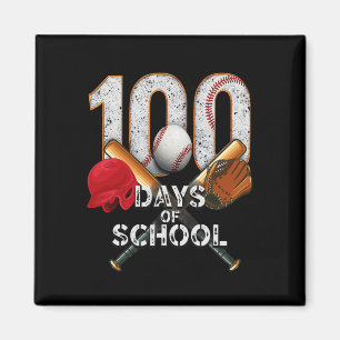 100 Tage Schulbysetll T Helmet Fun Celebratio Magnet