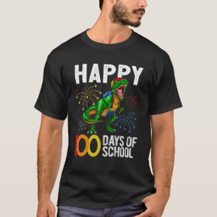 100 Tage Schuldinosaurier T Rex Stift Rucksack T-Shirt