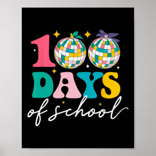 100 Tage Schuldisco Ball Celebration Poster