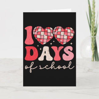 100 Tage Schuldisco Ll Lehrer Schüler Valen Karte