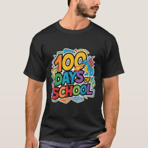 100 Tage Schuldrachenthema Kinder Lehrer Outfi T-Shirt