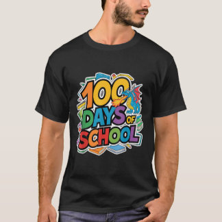 100 Tage Schuldrachenthema Kinder Lehrer Outfi T-Shirt