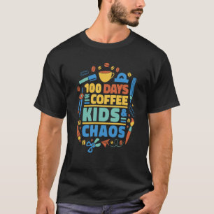 100 Tage Schule 100. Tag der Schule Lehrer T-Shirt