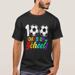 100 Tage Schule 100. Tag Klügerer Fußball-Lehrer T-Shirt